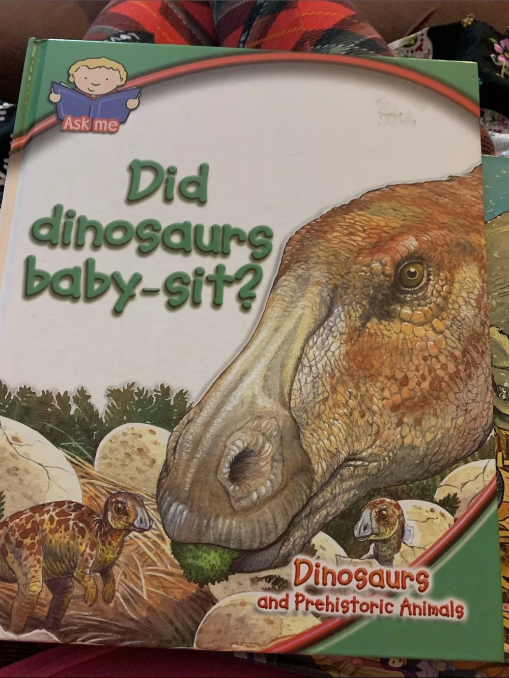 Did Dinosaurs Baby-Sit? - Green Kids Board Book